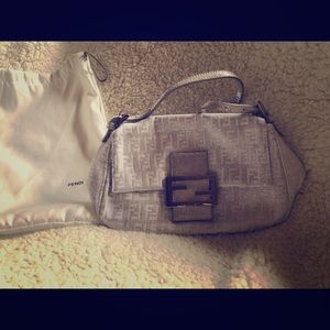 Small Silver Fendi Purse